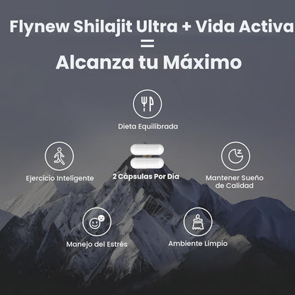 NivoPeak® Shilajit Puro El Potenciador Natural de Testosterona N°1