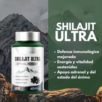 NivoPeak® Shilajit Puro El Potenciador Natural de Testosterona N°1