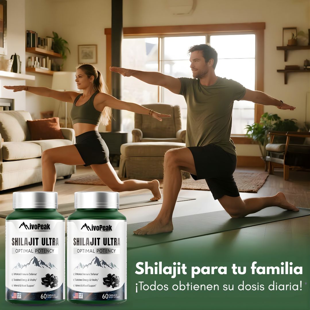 NivoPeak® Shilajit Puro El Potenciador Natural de Testosterona N°1